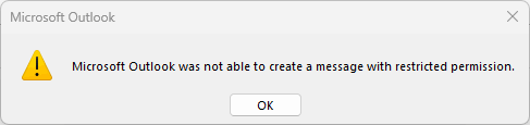 Encrypted email reply error