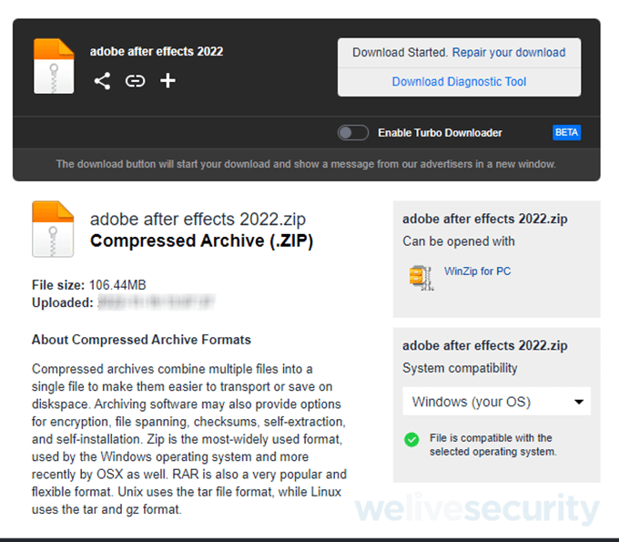 Figure 3. Cracked – and malicious – version of Adobe After Effects Figure 3. YouTube channel spreading malware