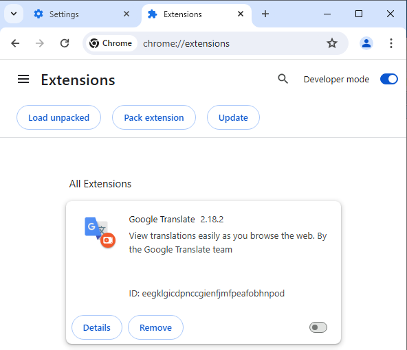 Rilide Stealer masquerading as a Chrome browser extension (source: ESET Threat Report H1 2024) Rilide Stealer masquerading as a Chrome browser extension