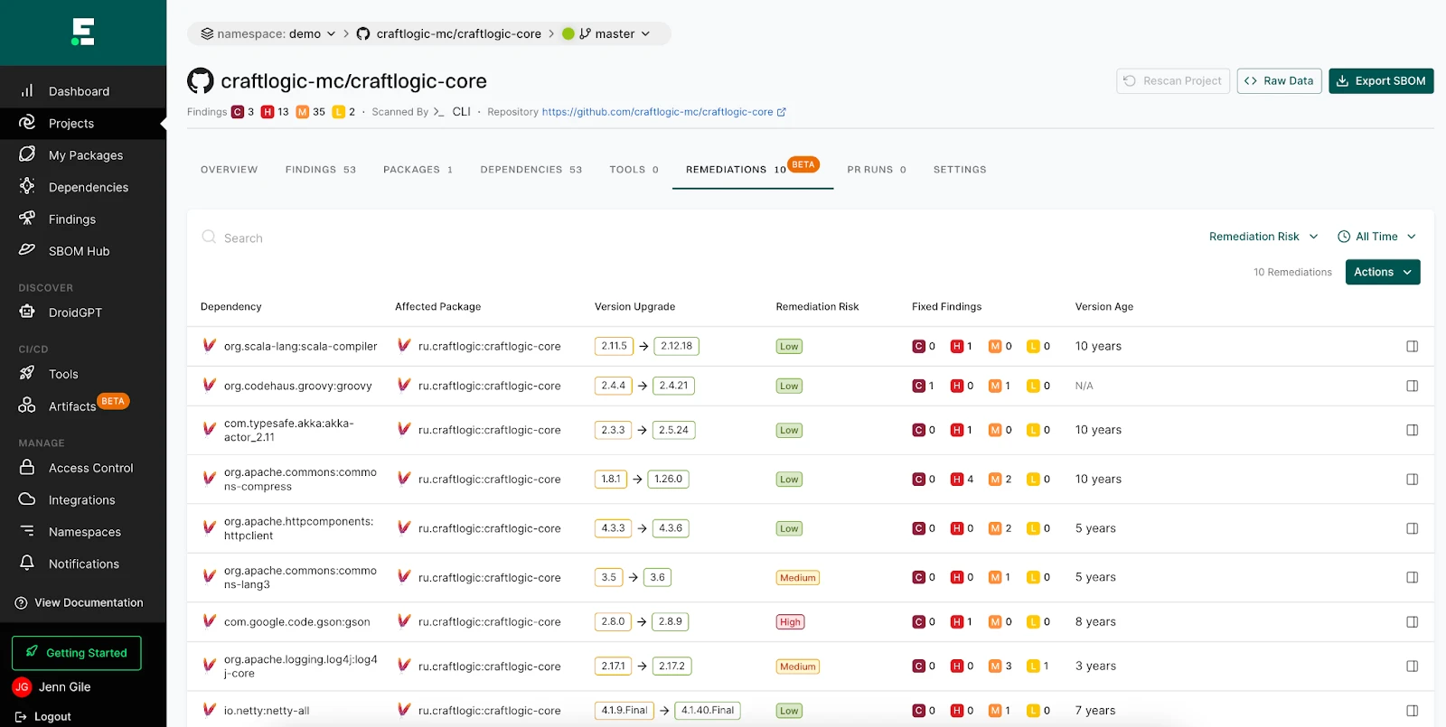 Upgrade Impact Analysis