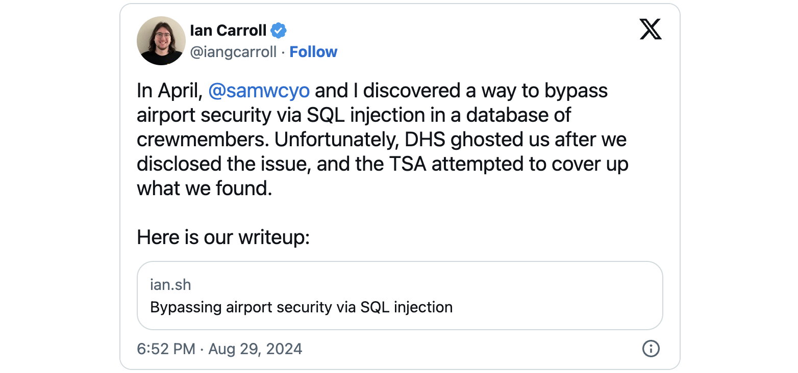 FlyCASS SQL injection
