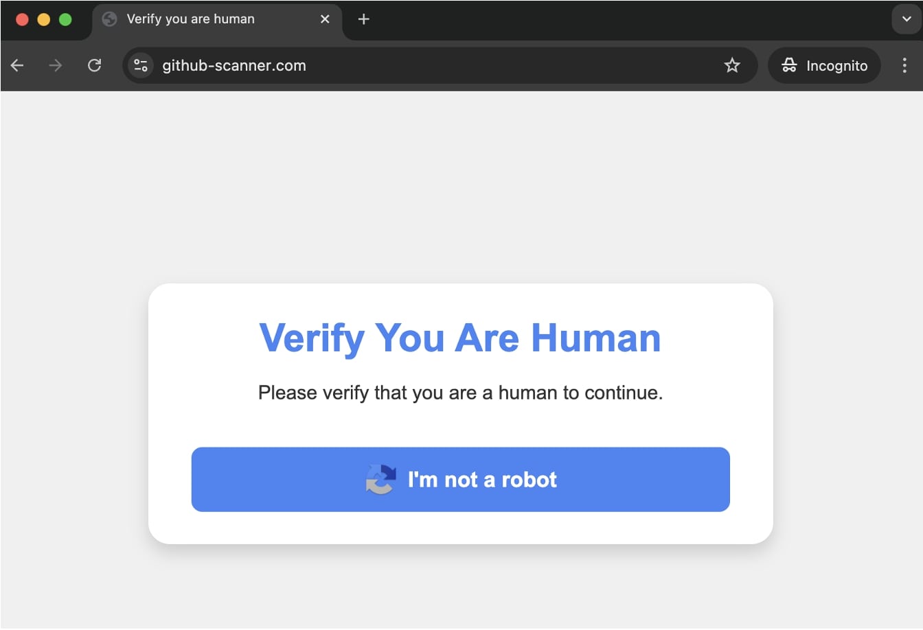 fake captcha