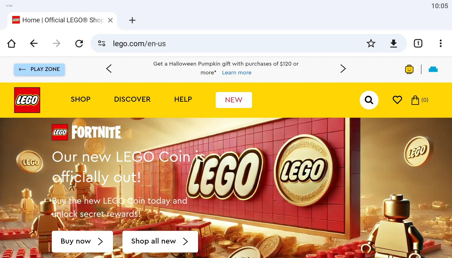 LEGO website hacked to promote crypto scam