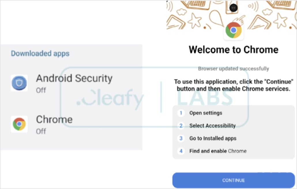 DroidBot's masking apps