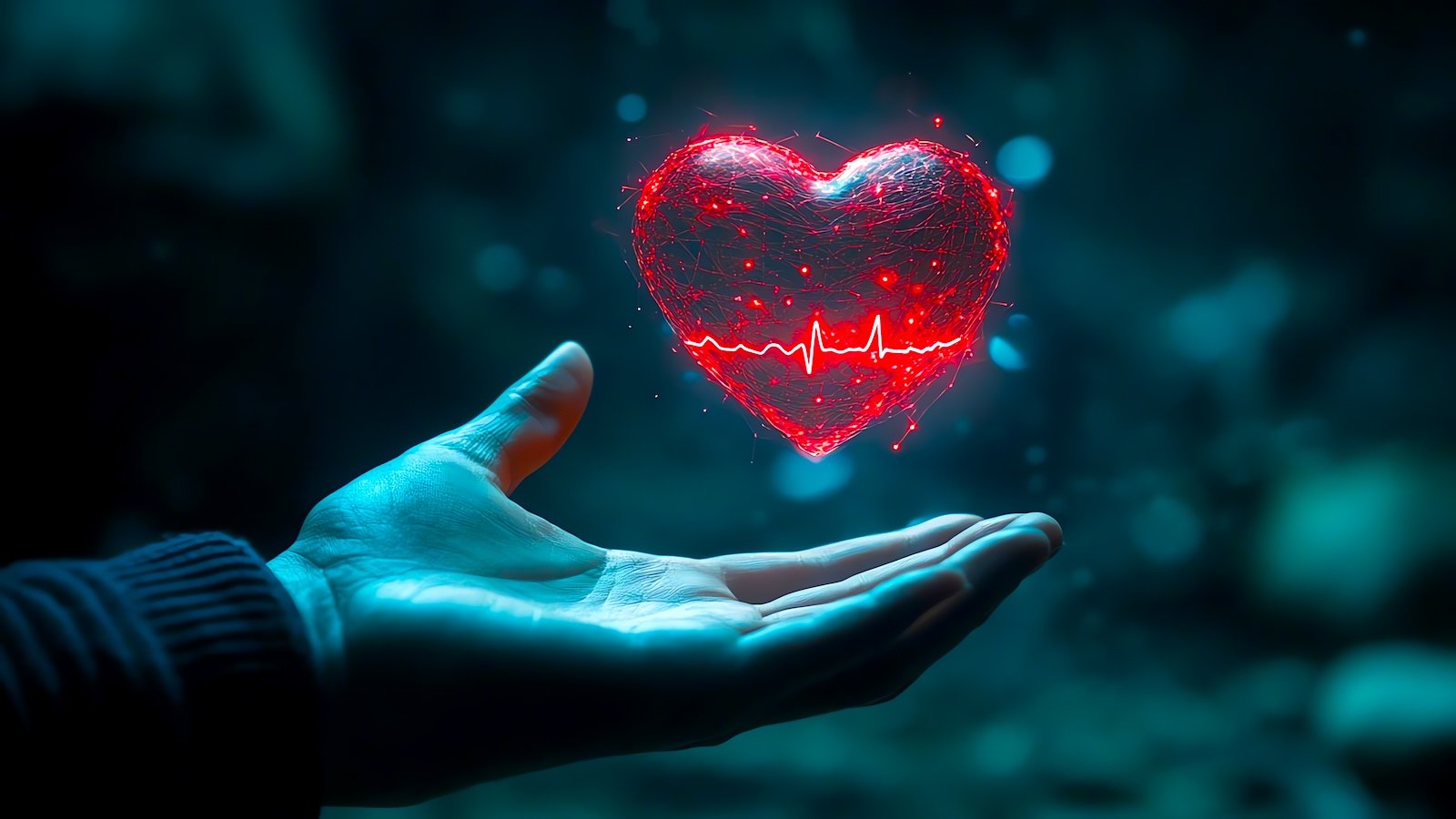 Floating heart