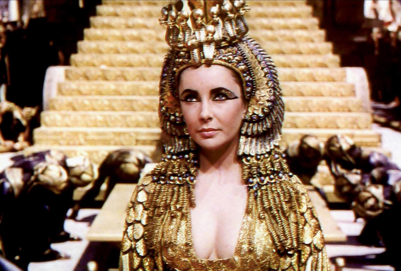 Elizabeth Taylor in the 1963 movie Cleopatra