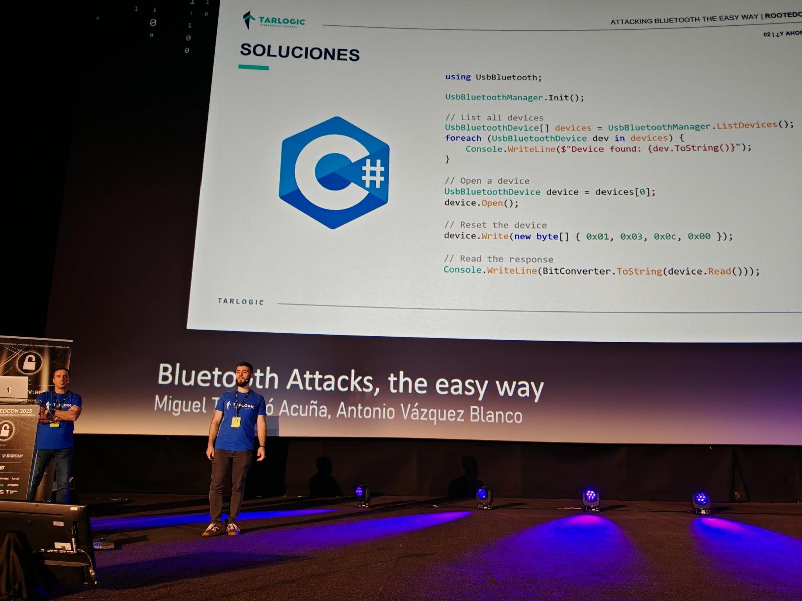 Slide from the RootedCON presentation