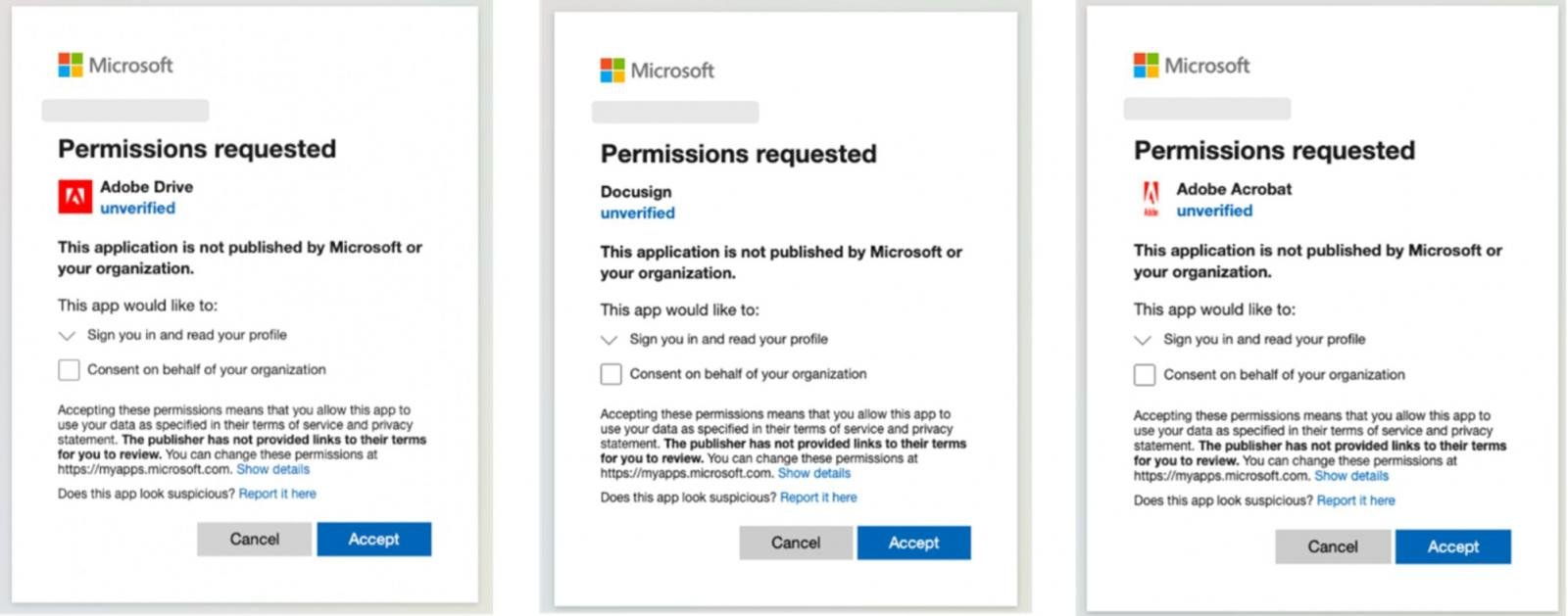 Malicious OAuth apps