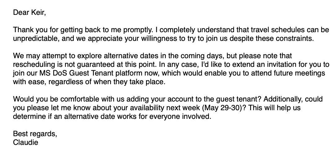 UNC6293 luring victim to join "secure platform"