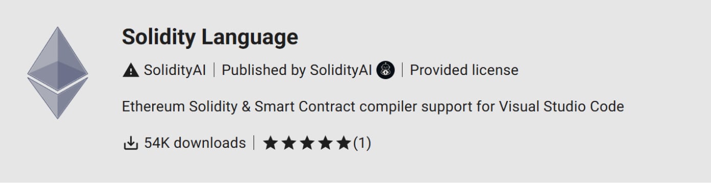 Inflated download counts for malicious extensions
