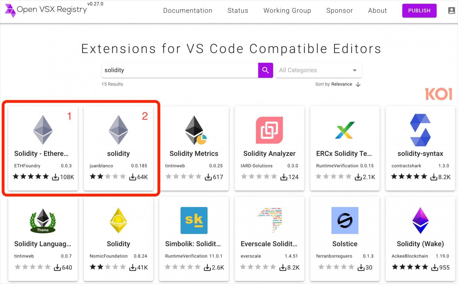 Impersonation of legitimate projects to bait downloads
