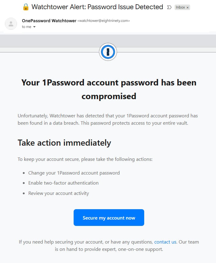 The 1Password-themed phish