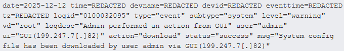 Action logs