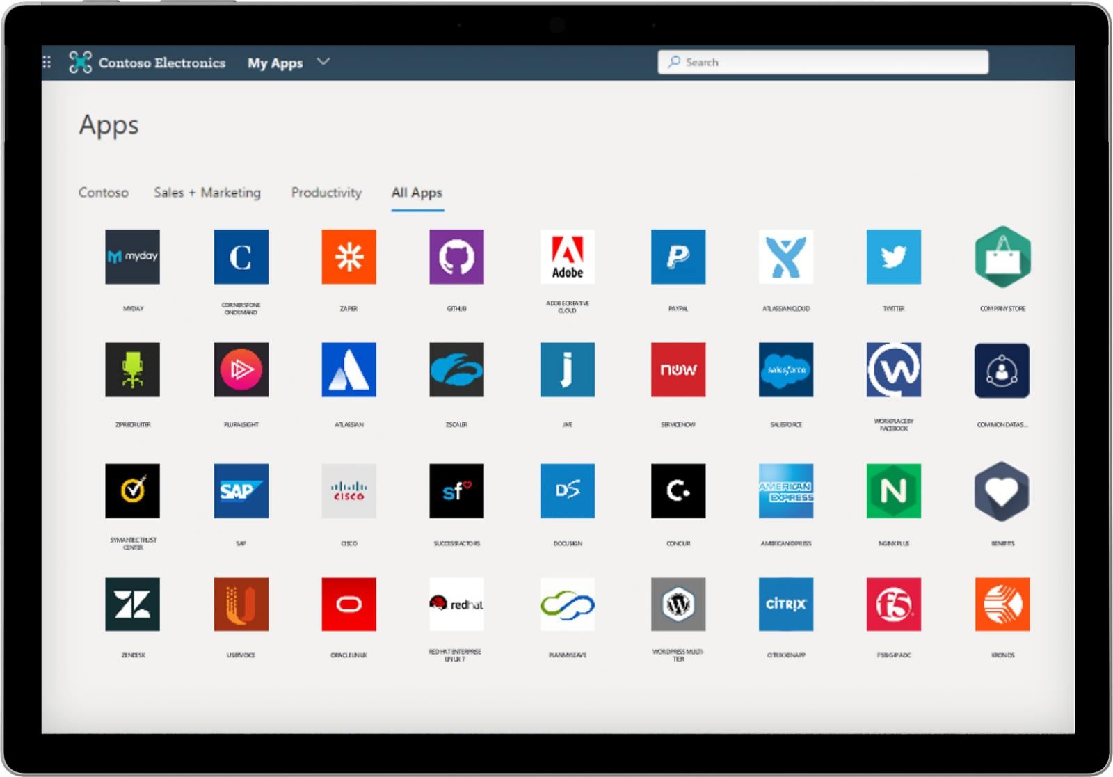 Microsoft Entra single sign-on (SSO) dashboard