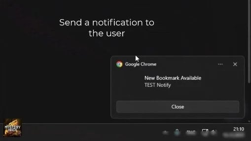 Generating a notification