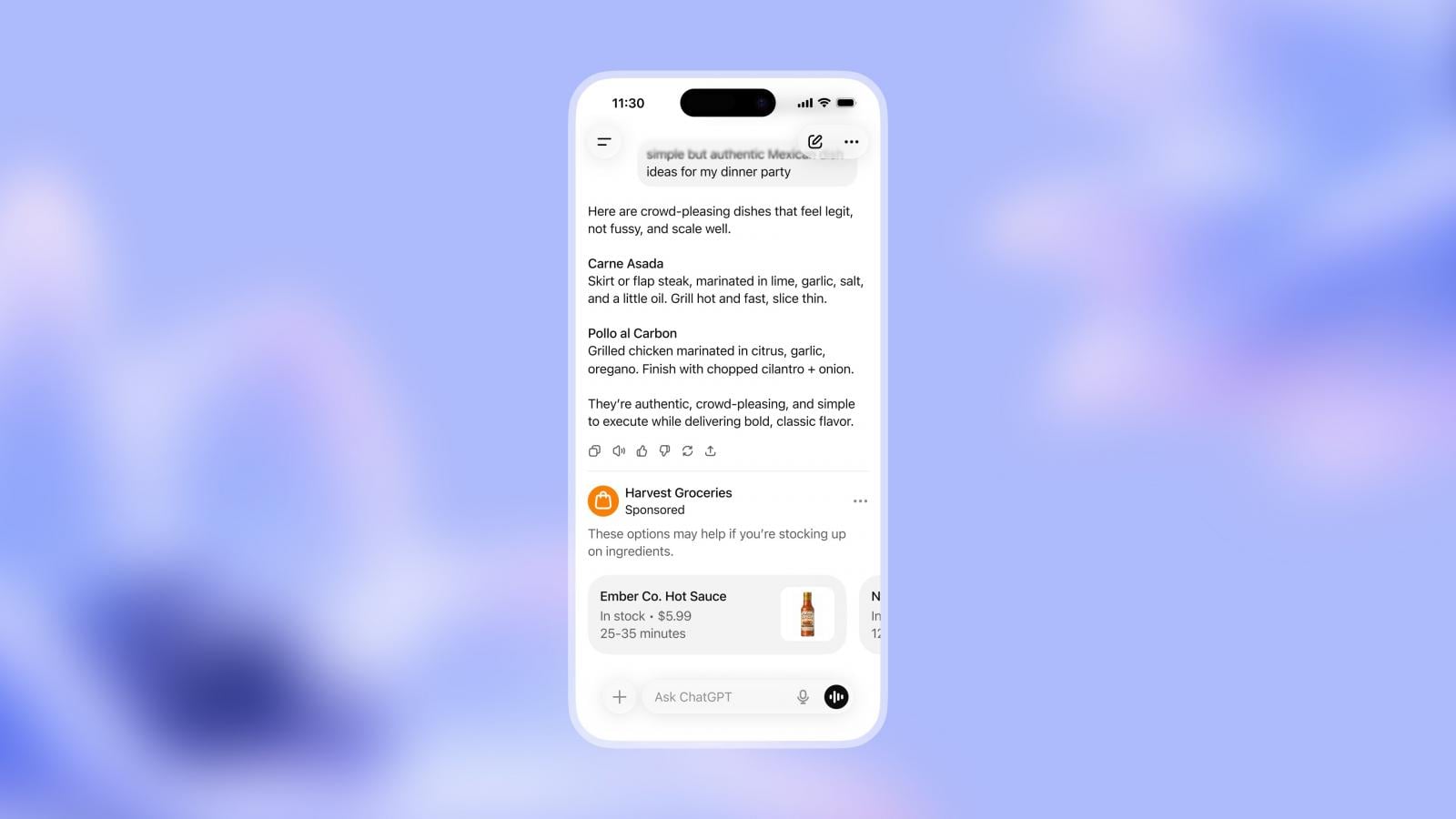 ChatGPT ads