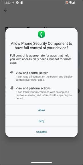 Accessibility Services request
