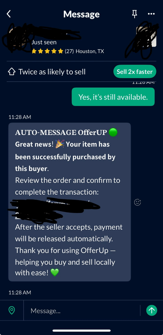 offerup scam 2
