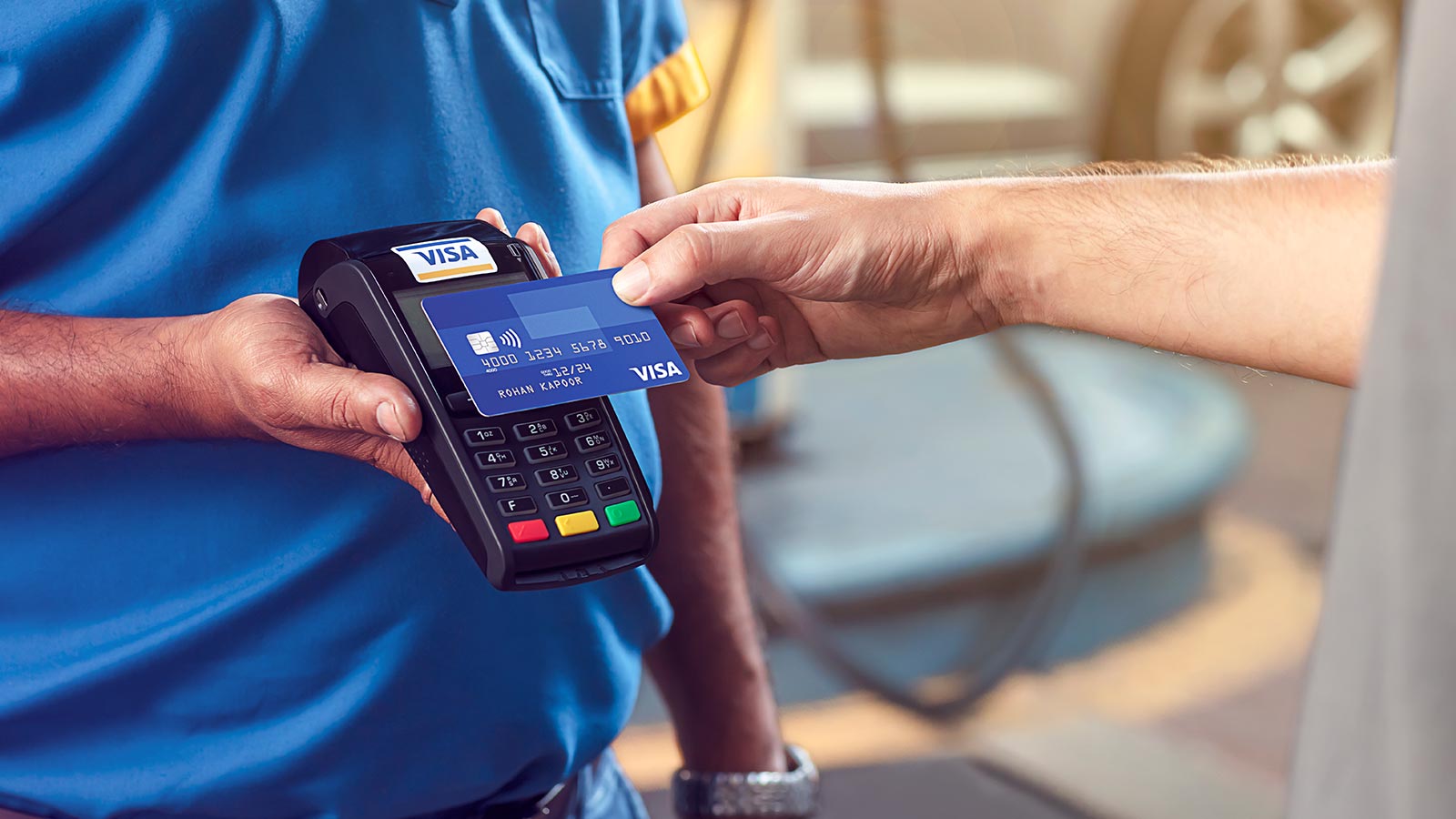 credit card point-of-sale system