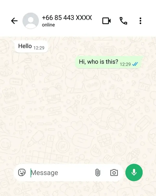 WhatsApp device linking warning