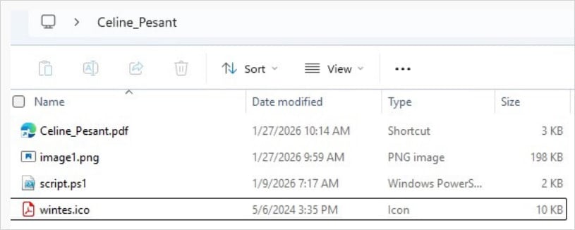 ISO file contents