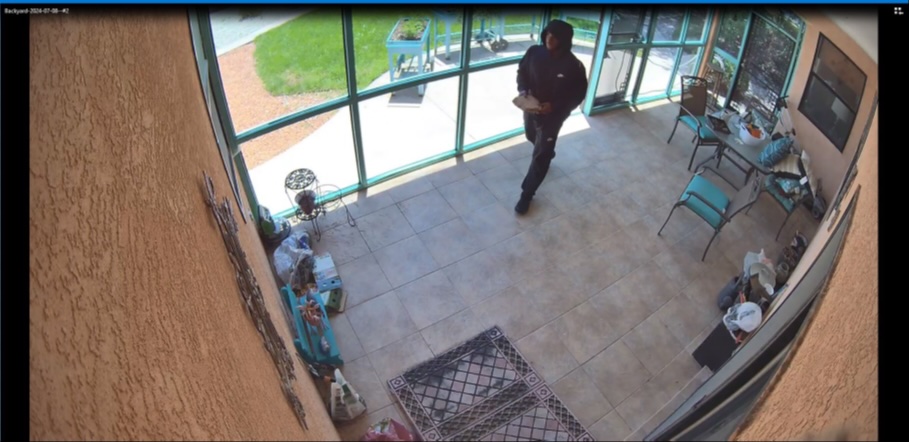 Ferro after breaking into the New Mexico victim’s home using a brick