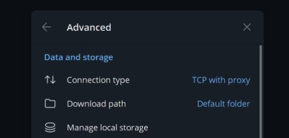 telegram proxy set up step 2