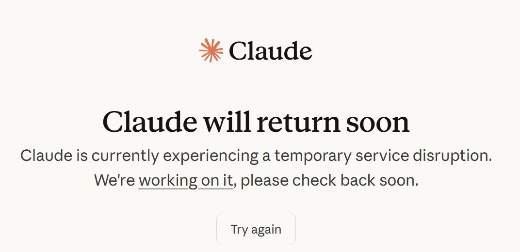 Claude down