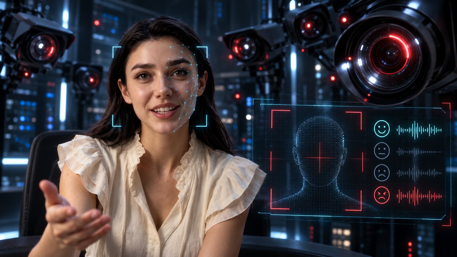 Tilly Norwood video call face scans users