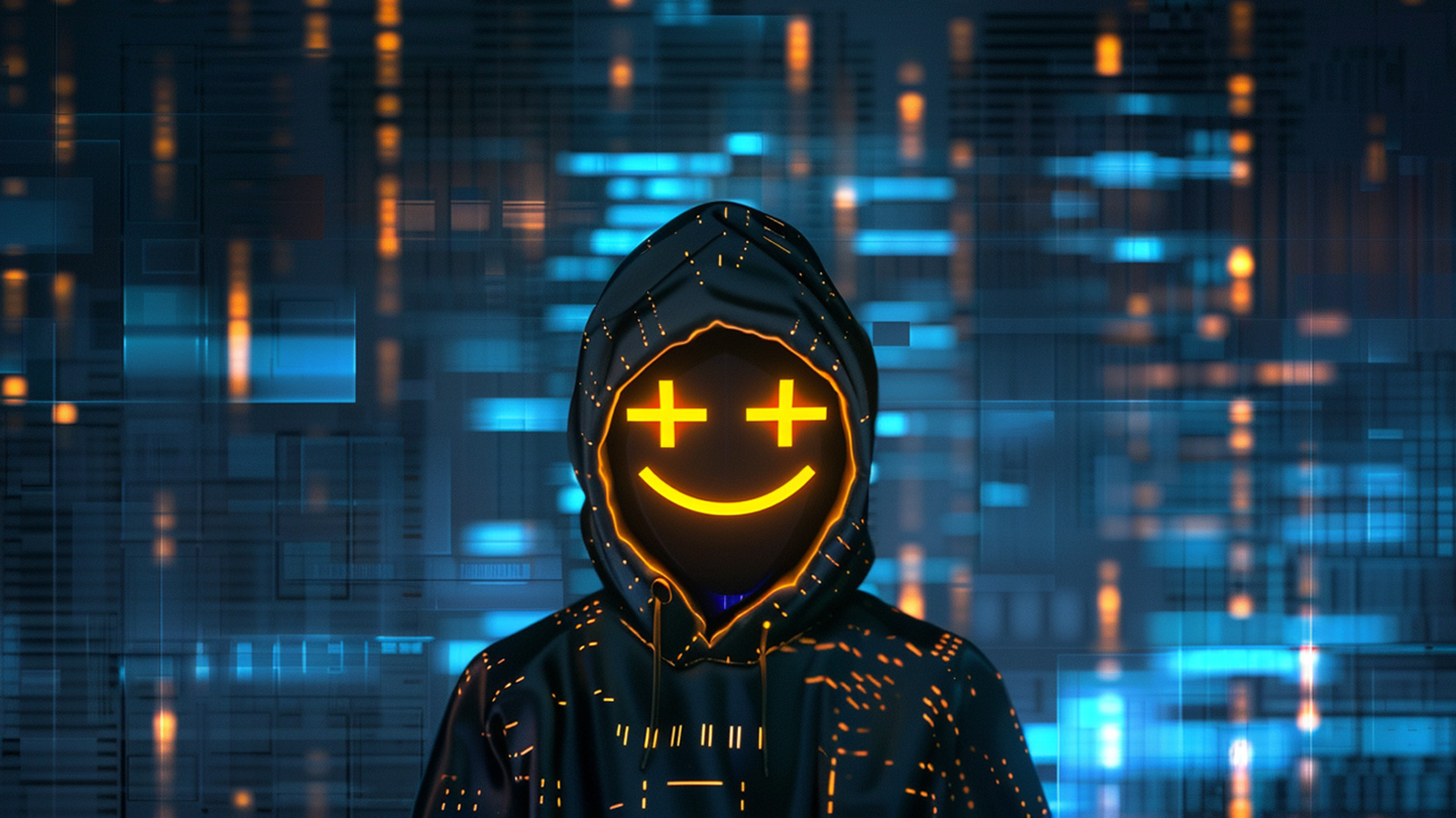 Smiling hacker
