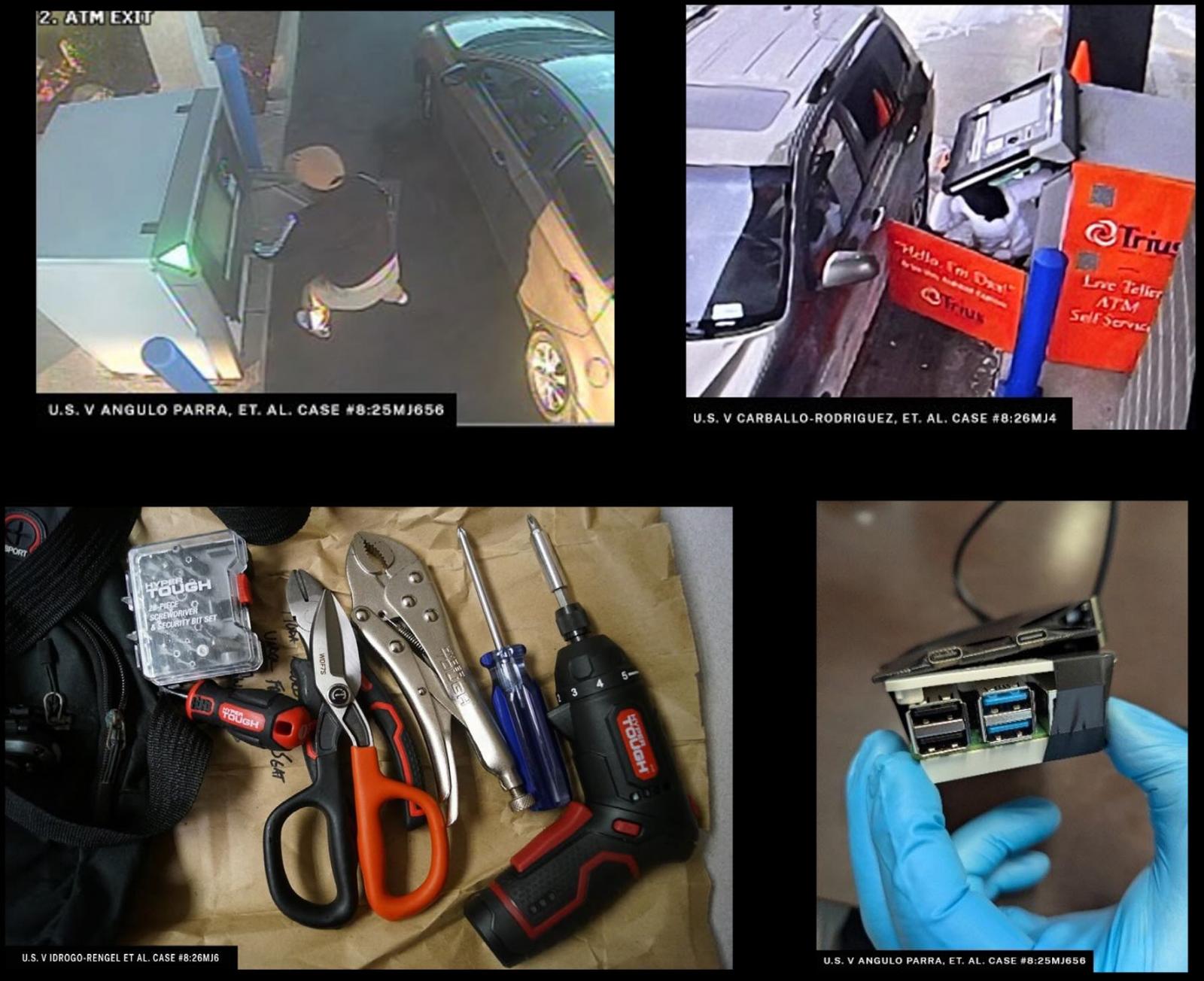 Suspects installing malware in ATM jackpotting attacks