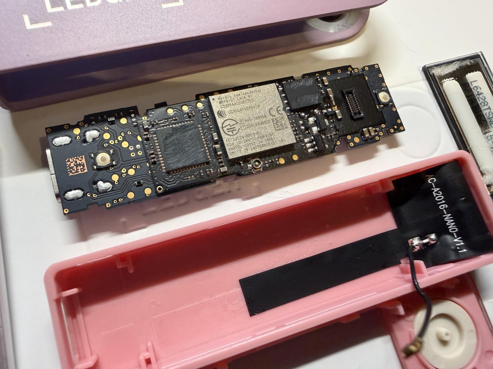 Hardware implant inside Ledger X device