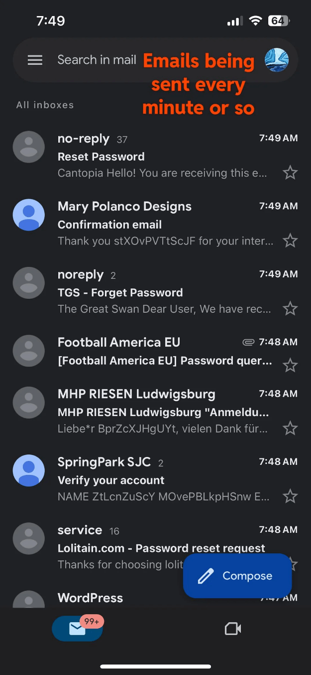 email-bombing