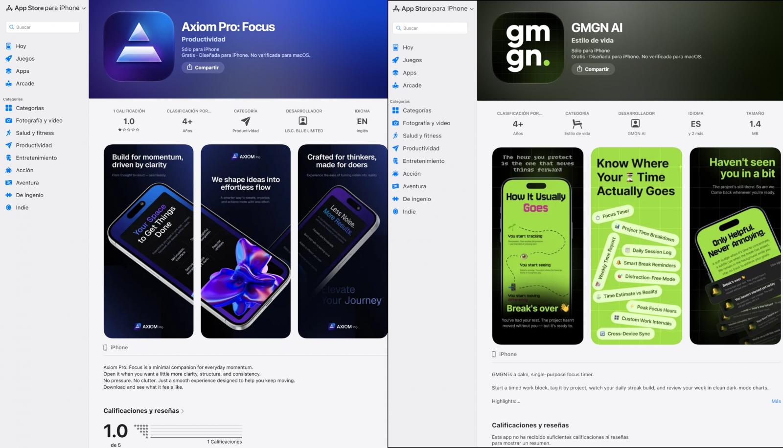 Two suspicious apps Iris discovered on the App Store