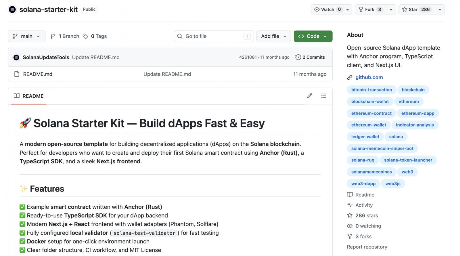 Fake Solana starter kit still live on GitHub at the time of writing