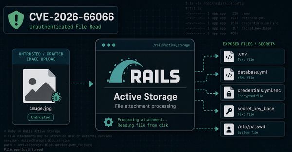 Critical Rails Flaw Could Let Unauthenticated Attackers Read Server Files via Image Uploads